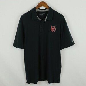 Under Armour HeatGear Men's XL Black Hamline University Embroidered Polo Shirt
